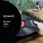 2-pack Record Mitts - Anti-static Vinyl Record Cleaner   Handler   Soft Microfib