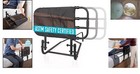 Senior Bed Rail With Organizer Pouch  Adjustable Safety Guard For Elderly Adults