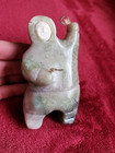 Alaskan Inuit Soapstone Carving Master Carver Levi Tetpon Hunter Figurine Figure