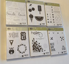 Huge Lot Of 18- Stampin  Up Rubber   Cling Acrylic Stamp Sets Free Shipping