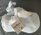 Nwt Ugg Michelle Bunny Sky Blue Rattle   Baby Blanket Gift Set New 