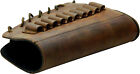 Leather Gun Buttstock Rest Pad Rifle Shell Holder Ammo Cartridge  30-30  30-06