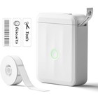Niimbot Label Maker Machine With Tape Thermal Bluetooth Portable Printer D110-m