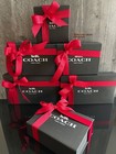     bn Coach Black Gift Box handle Bag envelope Bag gift Tag Pick Size     