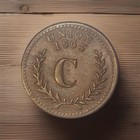 1863 Civil War Token  Cwt  Store Card  Providence Rhode Island  Charnley Anchor