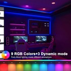 12pk 4  Rgbcw Led Recessed Light 12w 1080lm Dimmable Remote Timer