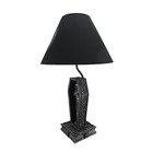 Zeckos Dark Dawning Vampire In The Coffin Black Table Lamp And Fabric Shade