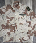 Us Army Jacket Men s Medium Desert Storm Chocolate Chip Camo Vintage Military 