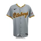 Andrew Mccutchen Game Used Pittsburgh  42 Gray Nike Baseball Jersey - Mlb