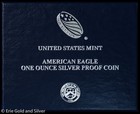 2019-w  1 Us Mint Proof American Silver Eagle W  Box   Coa