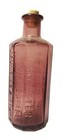 Vintage Alan Caster s Purple Miniature Glass Bottle 3  