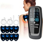 Rechargeable Powerful Tens Unit Muscle Stimulator Machine Device Electrotherapy