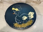 Vtg Hand Painted Sewing Box  Bent Wood Shaker Style Country Goose