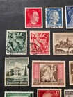 Ww2 Wwii Nazi German Nsdap Third Reich 50  Pc Stamp Lot Hitler Swastika   Sets