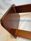 Vintage Book Rack Wooden Tabletop Stand Trough  Desktop Organizer Shelf 21 75 
