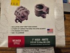 Heavy Duty - Weaver 1  Six Hole Tactical High Rings Matte Black  Mpn  48350  Usa