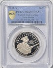 2011 S Us Army Half Dollar Pcgs Pr69dcam First Strike Proof Coin 50c Gold Shield