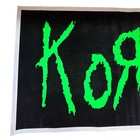 Korn Blacklight Poster Giant Funky Rock Grunge Flocked Neon Green Vintage 1997