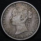 1872-h 50 Cents 1872 Newfoundland  Queen Victoria  Km-6 Vf