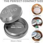 Premium Carrying Case     Durable Travel Keychain Container  Medicine Pill Organiz