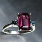 Art Deco Antique Vintage 3 80 Ct Natural Ruby Wedding Ring 925 Sterling Silver