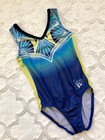Simone Biles Gk Elite Gymnastics Leotard Radiating Ultramarine Tank Leo Size  As