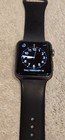Apple Watch 7000 Series Aluminum Case 42mm W  Black Apple Sport Band Please Read