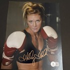 Holly Holm Signed Autograph 8x10 Photo Hof Legend Mma Ufc Champion Beckett Bas 