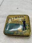 Vintage U k 1920s  bulwark Cut Plug  Litho   181326 Hinged Tobacco Tin Rare