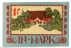 1921 Germany Langenhorn Notgeld 1 Mark Note  1669 