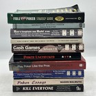 Poker Texas Hold  em Lot Of 10 Books - Guides  Tournament Strategy  Odds Cards