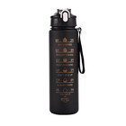 Sports Motivational Drinking Water Bottle With Time Marker 25 Oz Bpa Free