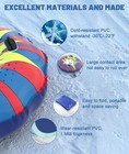 55  Epn Snow Tube Extra Large Heavy-duty Sled W 1 Mm Thickened Bottom Kids Adult