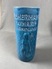 Lot 2  Vintage Sea Foam Blue Mermaid Tiki Mug Fisherman s Wharf Honolulu  read