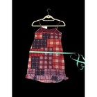 Forever 21 Y2k Plaid Patchwork Mini Dress 14 Nwt
