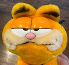 Vintage Dakin 1981 Garfield Cat Stuffed Plush Orange Tabby United Features Korea