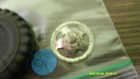 Vintage Tonka Ford Truck One Soild Rubber Tires Tranigle  Hub-cap For Parts