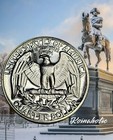 1964 Silver Gem Proof Washington Quarter 25c 90  Last Year Silver New Inventory 