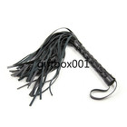 Sm Pu Leather Handle Whip For Couples Spanking Flogger Crop Slave Adult Tassel