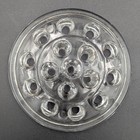 Clear Glass Flower Frog For Floral Arranging  Ikebana   16 Holes 5  Diameter Vtg