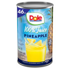  2 Pack  Dole All Natural 100  Pineapple Juice  46 Fl Oz Can Free Shipping