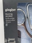 Gingher Blunt-tip Serrated Knife Edge Dressmaker Shears  8 