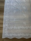 Heritage Lace Curtains  Sheer Divine Design  60x63 Panel  Color  White