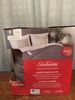 Sunbeam Fleece Heated Electric Blanket Full Size  84  X 72   12 Heat Gray New