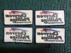 Set Of 4 Chevron Phillips Chemical Company Patches