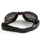 Motorcycle Goggles Padded Vented Foam Border Skiing cycling Clear black rainbow