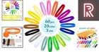 60-piece Adjustable Multi-color Puppy Whelping Collars For Newborn Pets