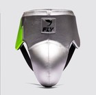 Custom Made Fly Boxing Set Silver   Neon Cowhide Leather Sparring   Training