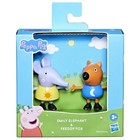 Peppa Pig Emily Elephant   Freddy Fox Figure Lot 2 Set Rare Sun Moon Htf 2 5 