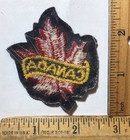 Vintage Canada Maple Leaf Logo Felt Patch Iron On Travel Souvenir